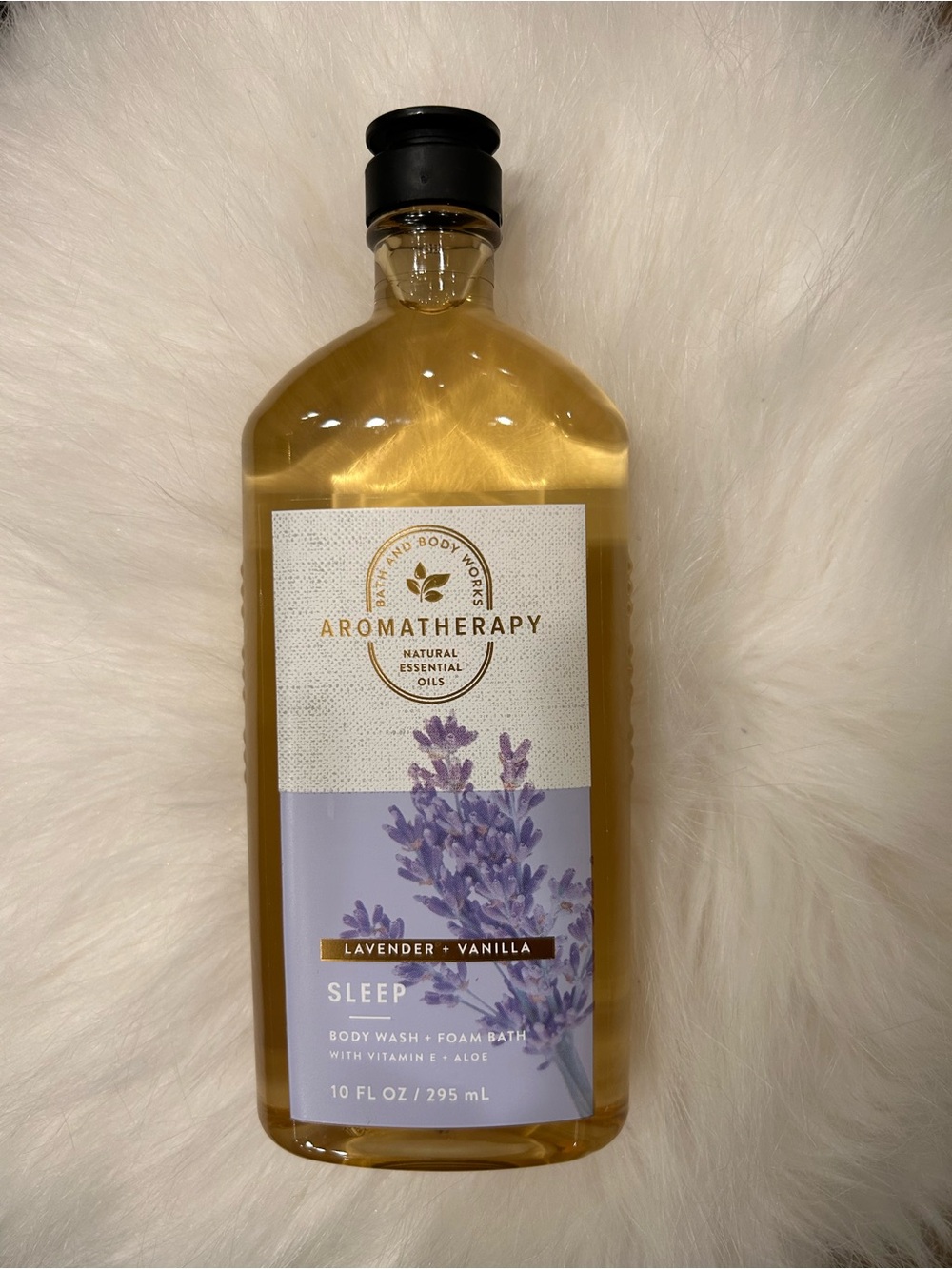 Bath & Body Works Aromatherapy Lavender Vanilla Sleep Body Wash Foam Bath